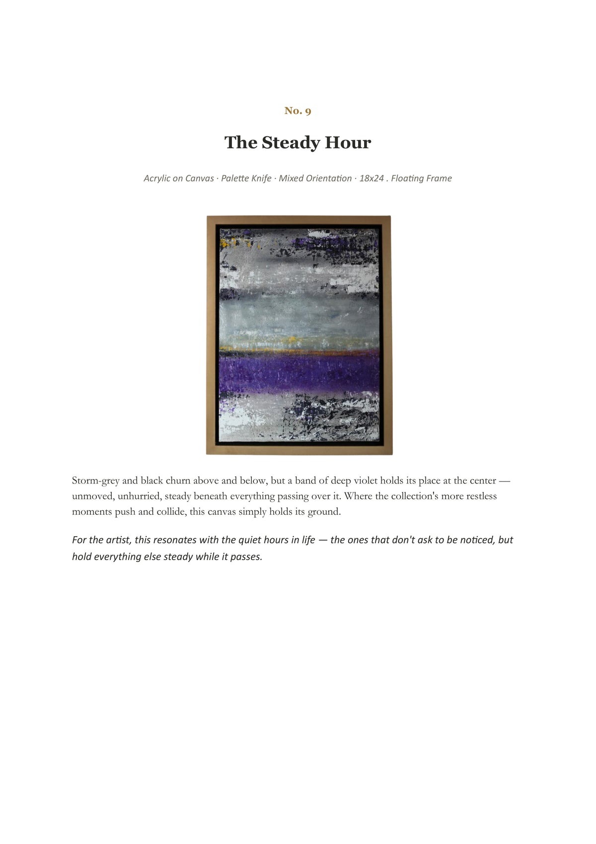 The Steady Hour