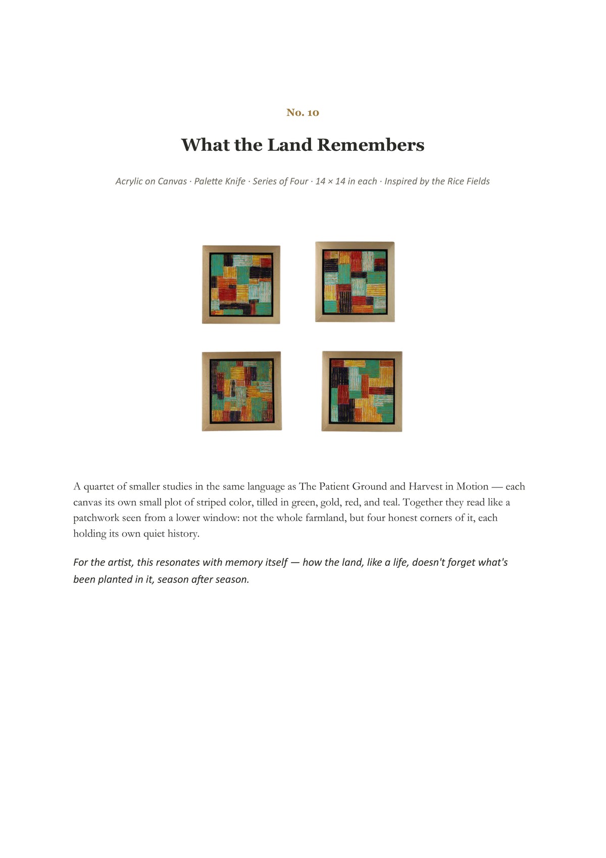 What the Land Remembers